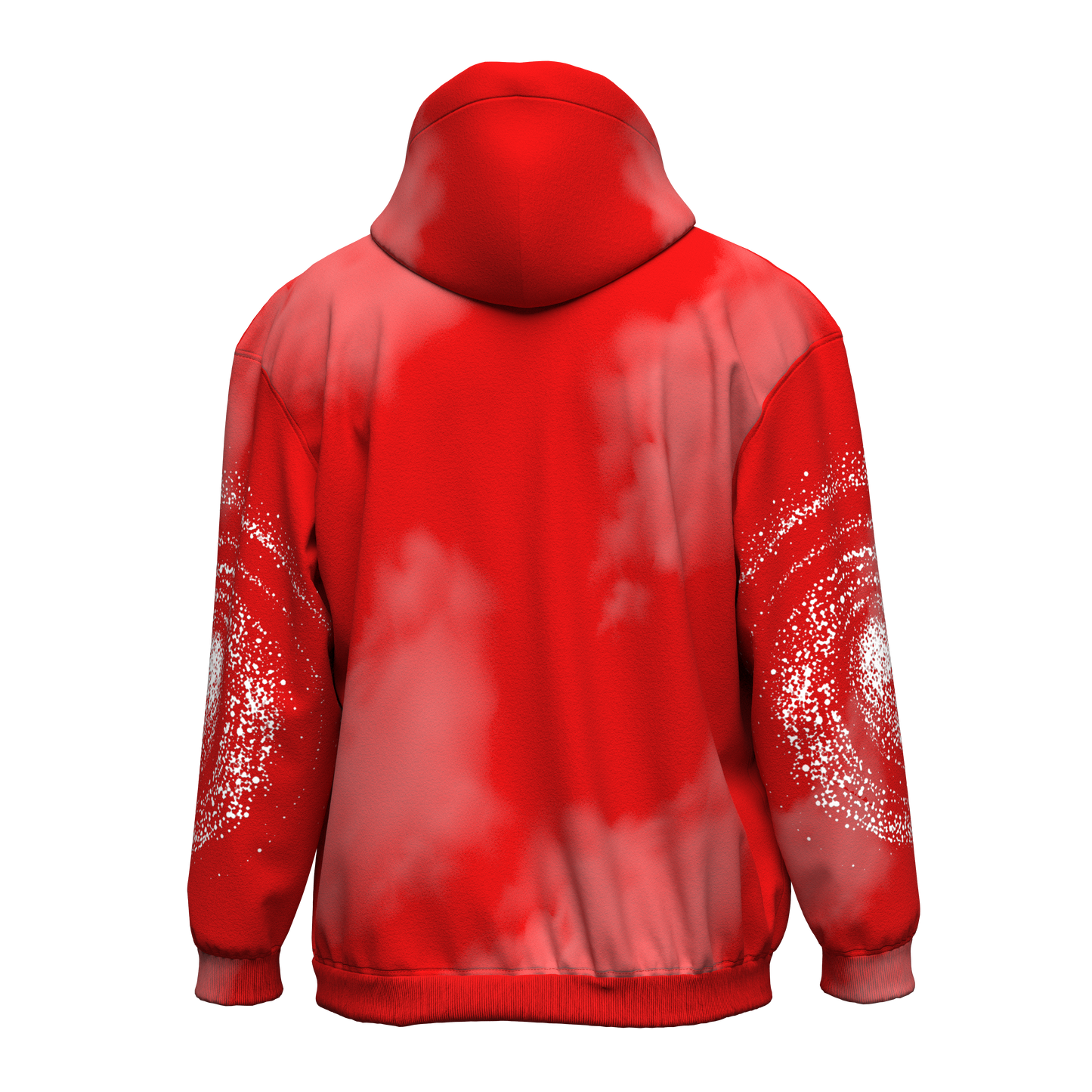 Dishonest Red Washed Galaxy Hoodie